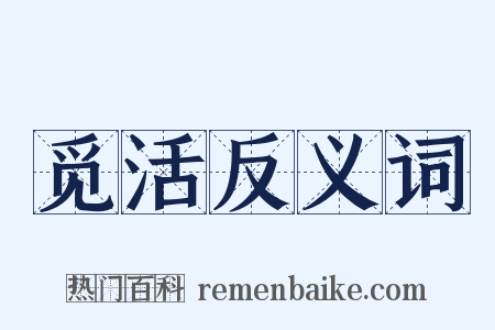 觅活反义词是什么意思的图片